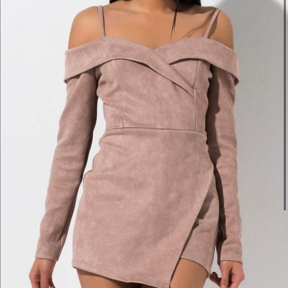 AKIRA Off Shoulder Long Sleeve Romper